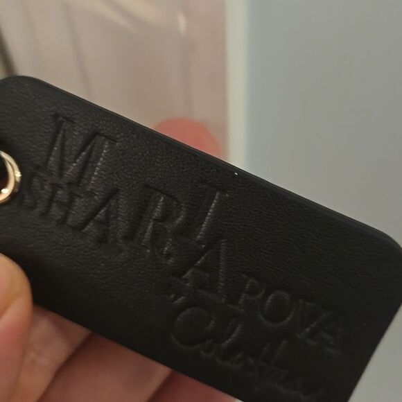 Maria sharapova by cole haan Black and blue Crossbody Bag vintage leather - Picture 4 of 11